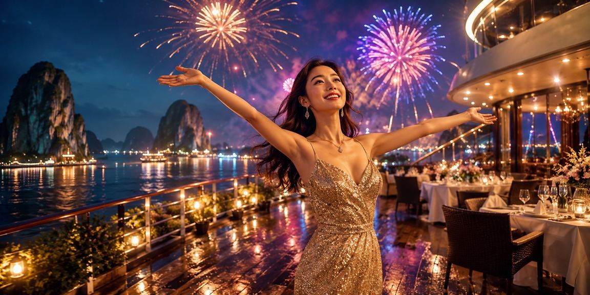 Lễ hội giải trí casino bên vịnh Hạ Long về đêm