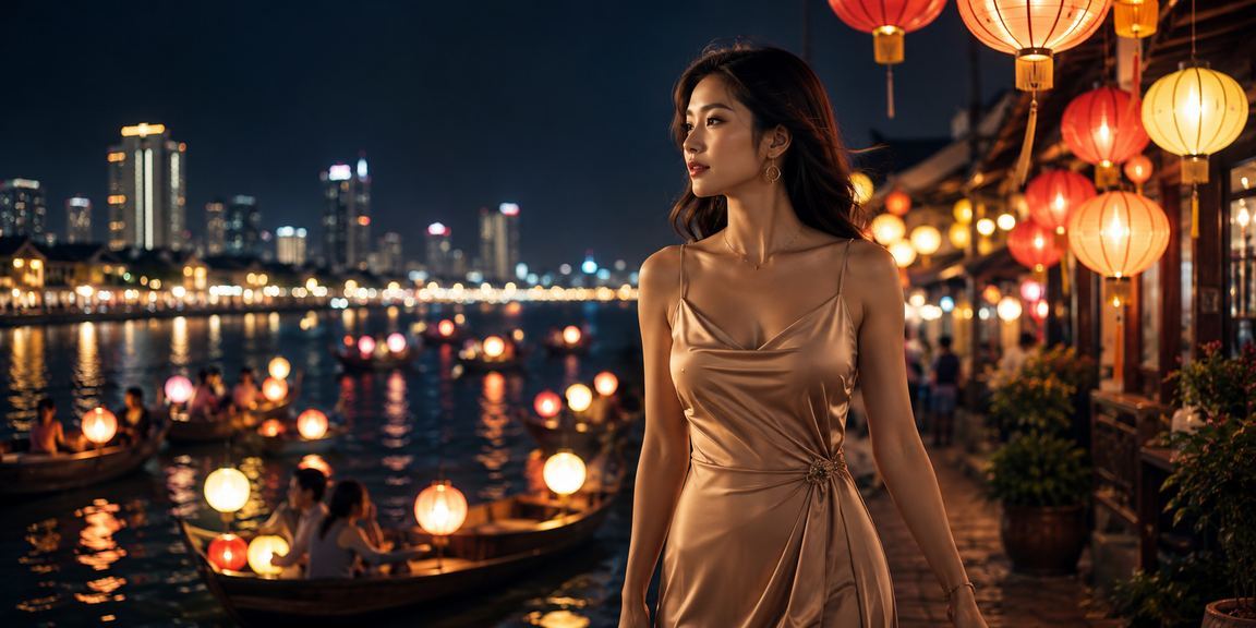 Không khí chợ đêm Sài Gòn sôi động, người dùng tham gia chương trình may mắn trực tuyến trên xx8